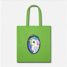 Unicorn Unicorn Lime Green Tote Bag